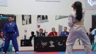 Taekwondoínes de la Academia María Rosario Espinoza viajaron a competencia