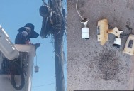 Retiran más de 15 cámaras “parásitas” instaladas ilegalmente en semáforos y postes en Los Cabos