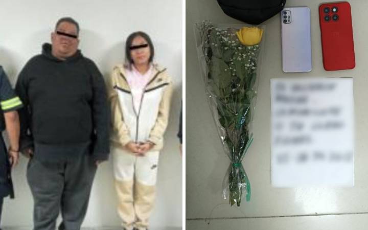 Intentan linchar y detienen a pareja de presuntos extorsionadores que entregaba flores