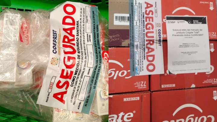 Aseguran más de 2 mil pastas dentales en Tlaxcala tras alerta de Cofepris