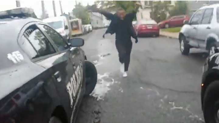 BWC: Man with knife in each hand charges at Conn. officer before OIS