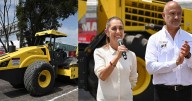 Claudia Sheinbaum pone en marcha 30 trenes de repavimentación con inversión de mil 692 mdp para rehabilitar carreteras federales en 15 estados