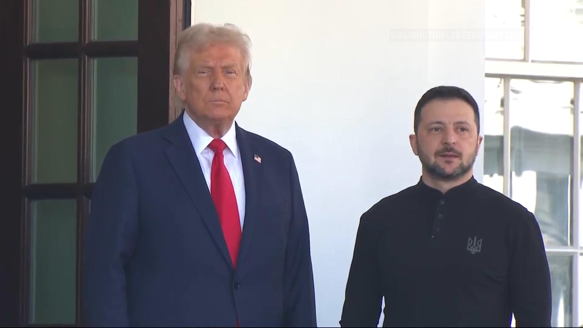 Zelenskyy brings Europe’s top leaders with him to meet Trump on ending Russia’s war