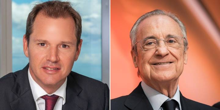 La respuesta del presidente de River Plate, Jorge Brito, a Florentino Pérez tras los elogios en la presentación de Mastantuono