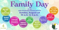 Family Day at Lake Forest Park Farmers Market August 24, 2025