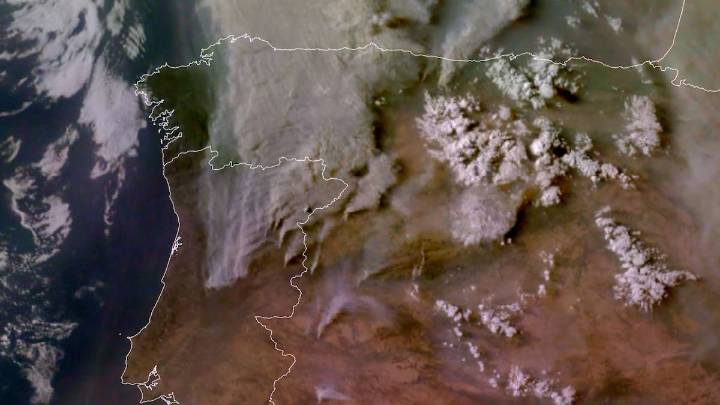 Los incendios en España, a vista de satélite
