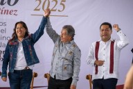 FUNCIONARIOS PÚBLICOS DE CHIMALHUACÁN EN HORAS LABORALES PARTICIPAN EN ACTO POLÍTICO