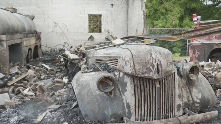 'Makes you sick.' | Piece of history lost after inferno consumes Vine Grove fire station