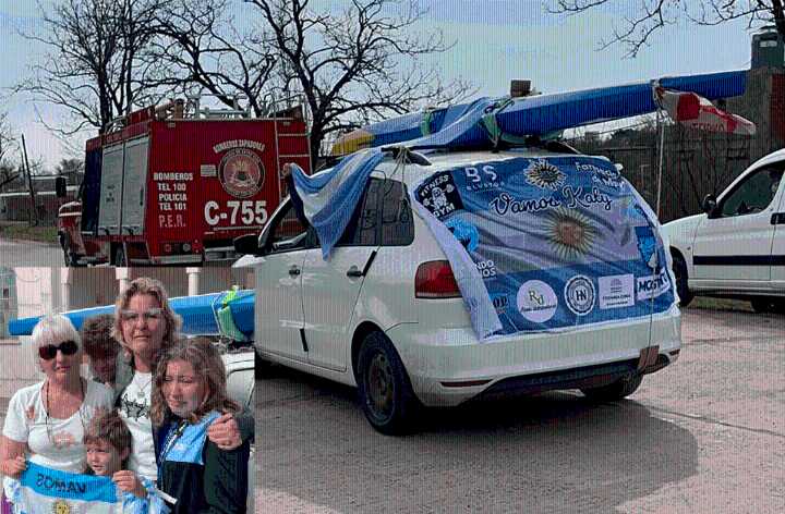 Katya Unrein ganó medalla de oro en Paracanotaje y fue recibida en Rosario del Tala por una multitud