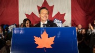Pierre Poilievre thanks voters after winning byelection