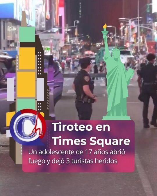 🔴 Tiroteo en Times Square deja tres heridos; atacante es un adolescente
