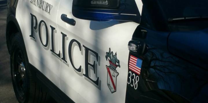 Danbury police cruiser struck in pursuit of shooting suspect