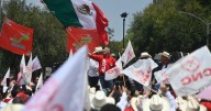 ‘No estás solo’: PRI marcha por ‘Alito’ Moreno en medio de discusión de desafuero por agresión a Noroña
