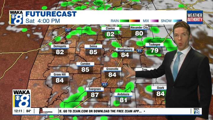More clouds and some rain return through Labor Day weekend