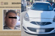Detienen a conductor con vehículo ligado a robo violento en casa de empeño, en #LaPaz