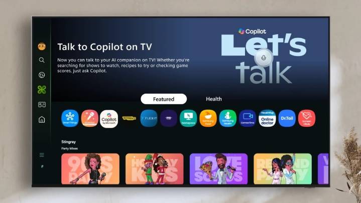 Microsoft Copilot is coming to Samsung TVs and monitors
