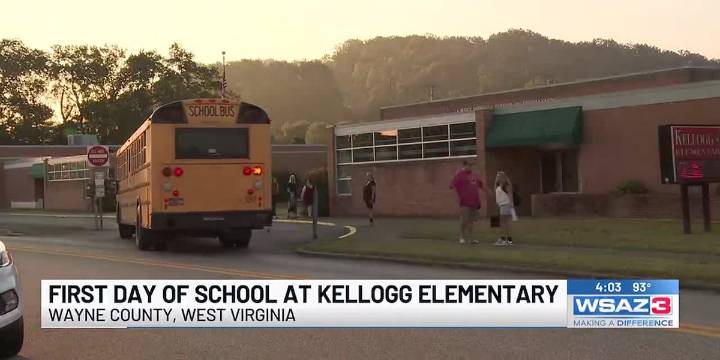 First day of school at Kellogg Elementary
