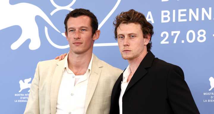 Callum Turner & George MacKay Premiere New Movie ‘Rose of Nevada’ at Venice Film Festival 2025 | 2025 Venice Film Festival, Callum Turner, Edward Rowe, George Mackay, Mark Jenkin, Mary Woodvine | Just