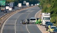Man dies after car and lorry crash on A12