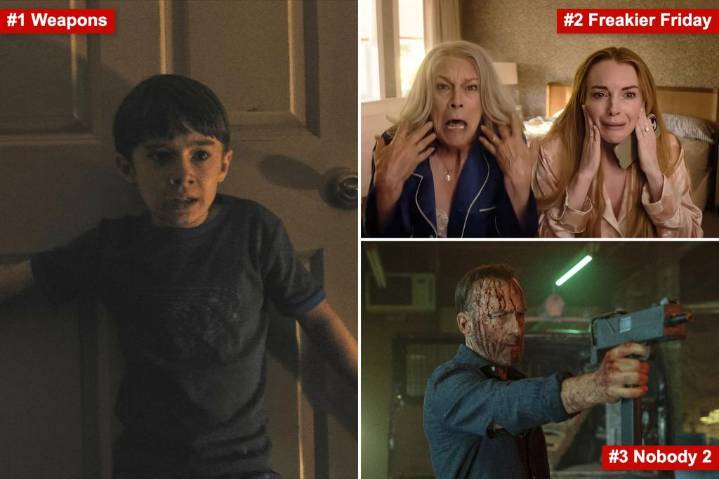 'Weapons' maintains top spot on weekend box office ahead of newcomer 'Nobody 2'