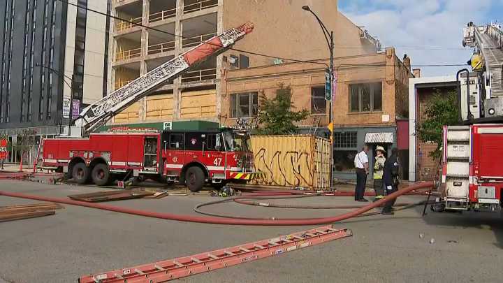 Fire breaks out at Edgewater building