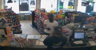 Randolph police cruisers crash during search for armed robbery suspect
