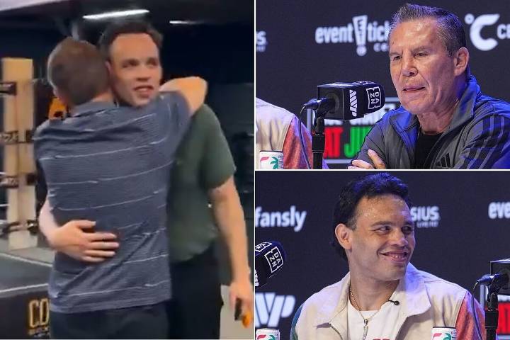 Julio César Chávez Jr. y su padre se reencuentran tras salida de prisión: un emotivo regreso al ring