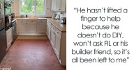Woman Puts Heart Into DIY Kitchen Makeover, Husband Who Didn’t Lift A Finger Calls It Ugly