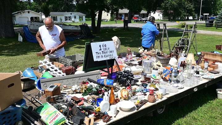 Treasurer hunters are picking Michigan's Longest Garage Sale