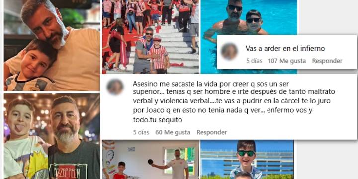 “Vas a arder en el infierno”: los mensajes de la mamá del nene asesinado en Lomas de Zamora al padre de su hijo