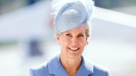 Duchess Sophie battles unpredictable weather in 'delicate' balletic look