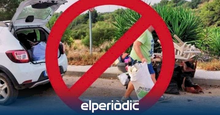 Fotografiado: vecinos de Picassent ayudan a identificar a un hombre sorprendido tirando basura y trastos