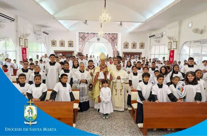 Monaguillos de la Diócesis de Santa Marta vivieron su Jubileo en el Año Santo de la Esperanza