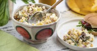 Celebrate summer and Labor Day with corn and potato salad, pork kabobs and more