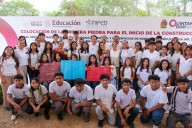 Impulsan Mara Lezama y Mario Delgado nueva infraestructura educativa en Cancún con el inicio de construcción del CBTIS 301 de Cuna Maya