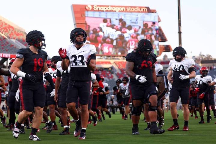 3 Thoughts from Aztecs' scrimmage: 'touch' football, hard work pays off, sparse crowd