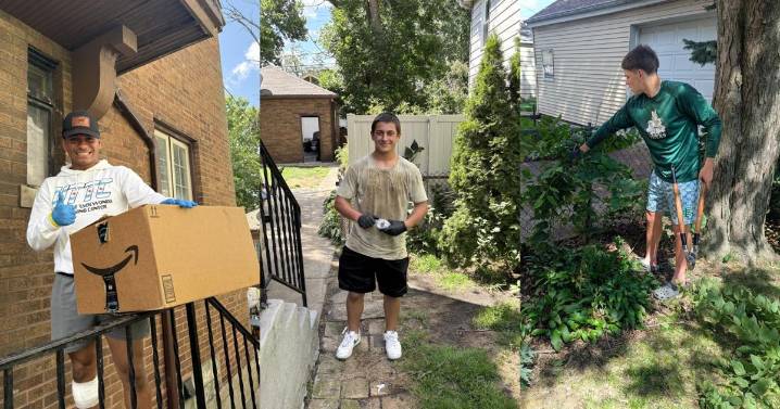 Whiting football players volunteer to help with flood cleanup