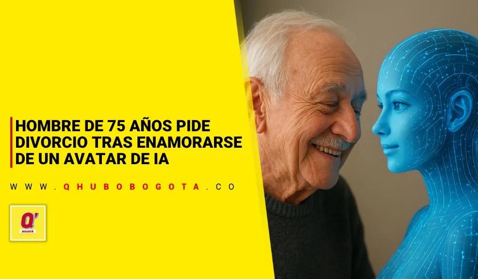 Hombre de 75 años pide divorcio tras enamorarse de un avatar de inteligencia artificial
