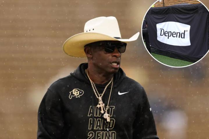 Colorado puts bathroom on sideline for Deion Sanders