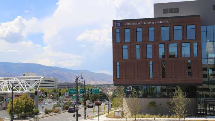 Watch first day of school at UNR's $155M business building