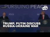 FULL: Trump, Putin hold joint news conference on possible ceasefire in the  Russia