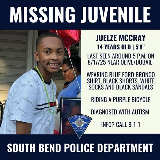 Police in South Bend, Elkhart asking for help finding two people reported missing