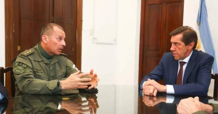 Sadir recibió al nuevo Jefe de la Región lV de Gendarmería