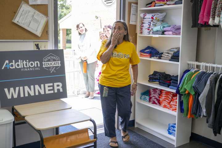 Leesburg Elementary Gets Surprise Renovation to Support Families in Need