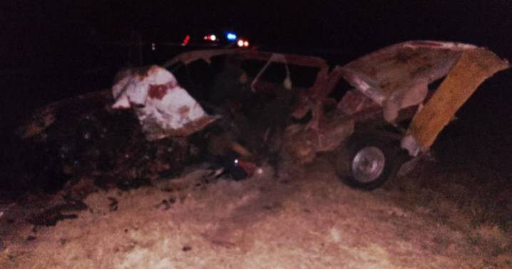 Choque frontal en la ruta 146: murió un hombre y su pareja está en estado crítico