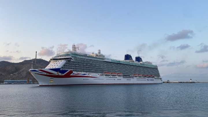 Cartagena | El crucero Britannia, joya de la corona de la P&O Cruises, regresa a Cartagena con 3.600 turistas