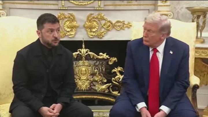 Trump, Zelenskyy meet at White House to talk end to Russia