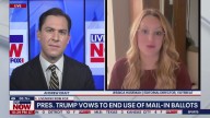 Trump vows to end use of mail