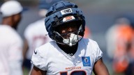 Marvin Mims Jr. leaves Broncos practice early with ominous injury
