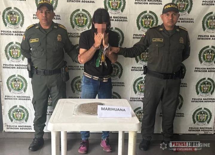 En allanamiento en Aguazul capturado jíbaro recurrente en el tráfico de estupefacientes